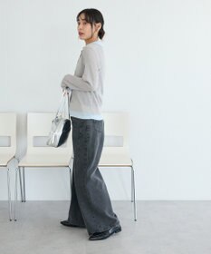 CRAFT STANDARD BOUTIQUE レイヤードポロ衿カーディガン