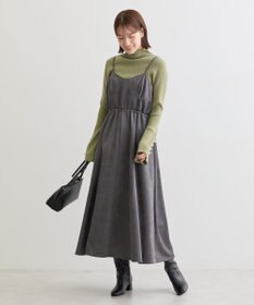 Green Parks ・ＳＵＧＡＲ　ＳＰＯＯＮ　スエードポンチキャミワンピ