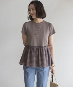 組曲 S 華感フレア カットソー