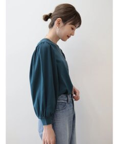 AMERICAN HOLIC ドルマンギャザー７分袖カットプルオーバー