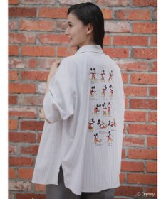 Green Parks ミッキーフレンド／体操プリント半袖シャツ
