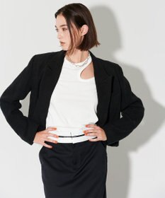 BEIGE， 【WEB限定】PROTAGONISTA / カットアウトTシャツ