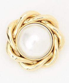 自由区 ワンパールブローチ