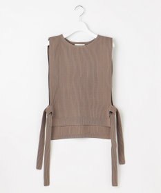 自由区 【洗える】リブストレッチ ベスト