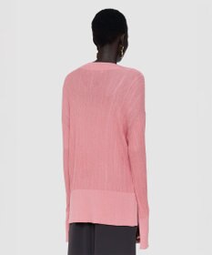 JOSEPH クリンクルリブ　Vネックニット