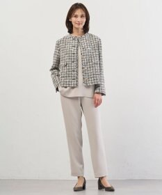 J.PRESS LADIES S 【セットアップ対応・2way】セラテリーダブルクロス ブラウス