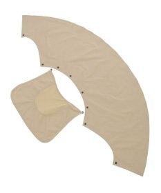 MOONBAT 【遮光100％/UVカット100％】フワクール (Fuwacool)  日差しを完全遮断バッククリボンワイドキャップ　遮光100　UV100