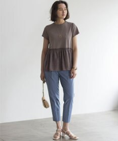 組曲 S 華感フレア カットソー