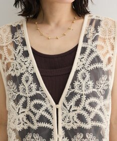 Green Parks レース刺繍ベスト