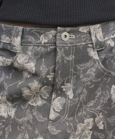 GRACE CONTINENTAL ボタニカルジャガードスカート