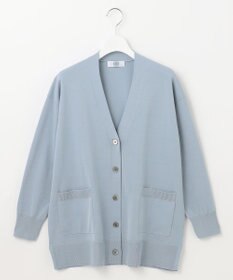 J.PRESS LADIES L 【洗える】 Co/Peライト Vネック カーディガン