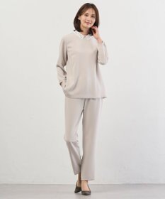 J.PRESS LADIES S 【セットアップ対応・2way】セラテリーダブルクロス ブラウス