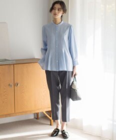 組曲 【ストレッチ・イージーケア】オシャクロス テーパードパンツ