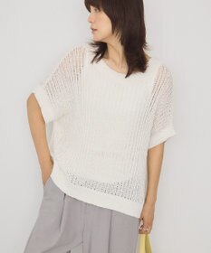 AMERICAN HOLIC 透かし畦ルーズニット