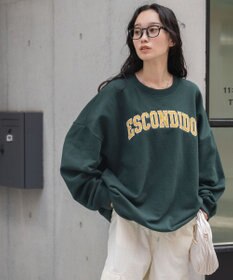 WEGO ヘビーウエイト刺繍グラフィックプルオーバー