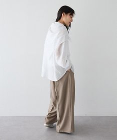 CRAFT STANDARD BOUTIQUE 【2点SET】スカーフ付きシアーストライプシャツ