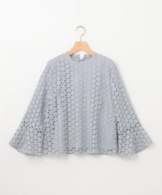 組曲 【WEB限定】フラワーレース 袖フレアトップス