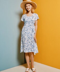 San-ai Resort（三愛水着楽園） スリーブドレス３点セット　9M・11L　【Coral veil（コーラルヴェール）】