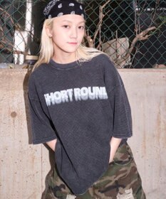 WEGO 【ユニセックス着用ITEM/MLサイズ展開】ブリーチワッフルダメージグラフィックT（SS）