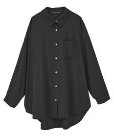 YECCA VECCA バックギャザーロングシャツ