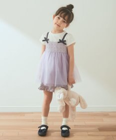 ANY KIDS チュールドッキングTシャツ