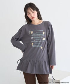 earth music&ecology 【予約】リラックマ×earth ブラウジングロンT