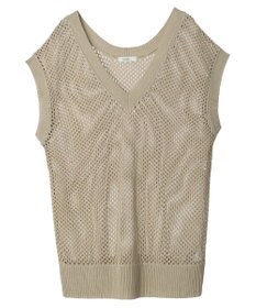 earth music&ecology Ｖネックメッシュベスト