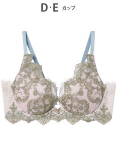 AMPHI ブラジャー 谷間メイク 脇高設計 細身え効果 Gカップまで対応 大きいサイズ 【Glama-Rich グラマリッチ 脇スッキリタイプ】ブラ BYJ603 アンフィ／ワコール