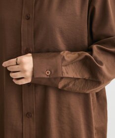 CRAFT STANDARD BOUTIQUE オーバーサイズサテンシャツ