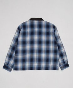 WEGO 【ユニセックス着用ITEM】オンブレチェックシャツジャケット