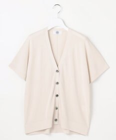J.PRESS LADIES L COOL VIS/CO Vネック カーディガン
