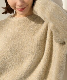 UNFILO L ラメシャギー  ニット