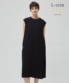 BEIGE， 【L-size】CINDY / サイドタックドレス