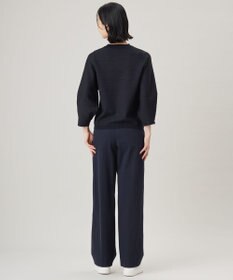 自由区 【洗える】ライトフィールジャージーワイドストレート パンツ