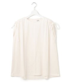 J.PRESS YORK STREET 【WOMEN】【SMOOTH JERSEY】ショルダー シャーリング プルオーバー