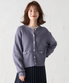 ANY 【手洗い可】パールカーディガン