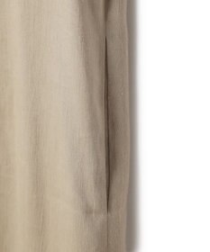 BEIGE， MICA / リネンブレンドノースリーブロングドレス