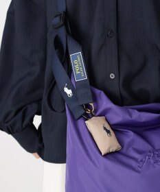 MOONBAT POLO RALPH LAUREN(ポロ ラルフローレン)ポロポニー ポケッタブル レインバッグ Sサイズ 無地 ストラップベルト付き