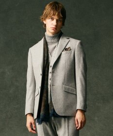 JOSEPH ABBOUD 【イタリア製・Holliday&Brown】ビッグペイズリープリント ポケットチーフ