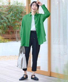 ANY ライトリネンクロスチュニックシャツ