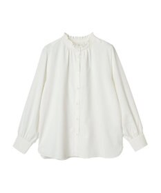 Green Parks ＢＰ　ケア楽　スタンドフリルブラウス