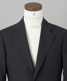 GOTAIRIKU フォーマルシーンにも対応可【ロングシーズン対応】WOOL×POLYESTER ベーシックスーツ（ブラック）