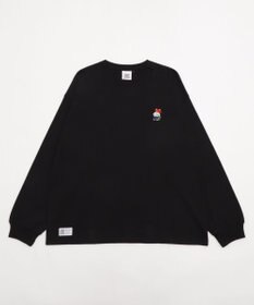 WEGO 【ユニセックス着用ITEM/MLサイズ展開】別注VISIONベアワンポイントT（LS）