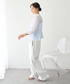 earth music&ecology シャーリングストライプシャツ