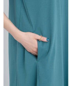 earth music&ecology プレーティング天竺Ａラインワンピース