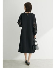 Green Parks 洗える袖レースワンピース