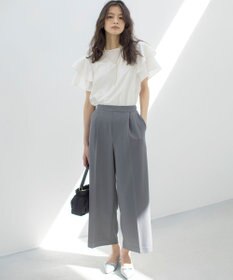 組曲 【WEB限定】ジョーゼットジャージーワイド パンツ