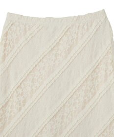 earth music&ecology 総レースナロースカート