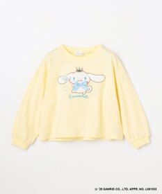 ANY KIDS 【シナモロール×ANY KIDS】アップリケ 長袖Tシャツ