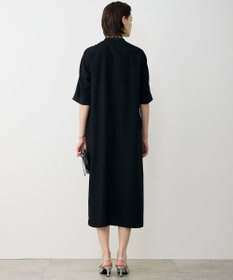 ICB 【先行予約】 FluidBackSatin シャツワンピース